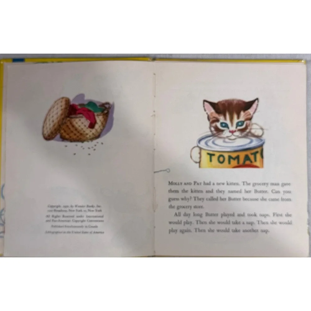 Vintage 1950 The Kittens Secret Wonder Books Margaret Gossett Mary Barton 527